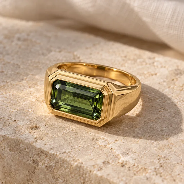 Verdant — 18k gold vermeil over sterling silver