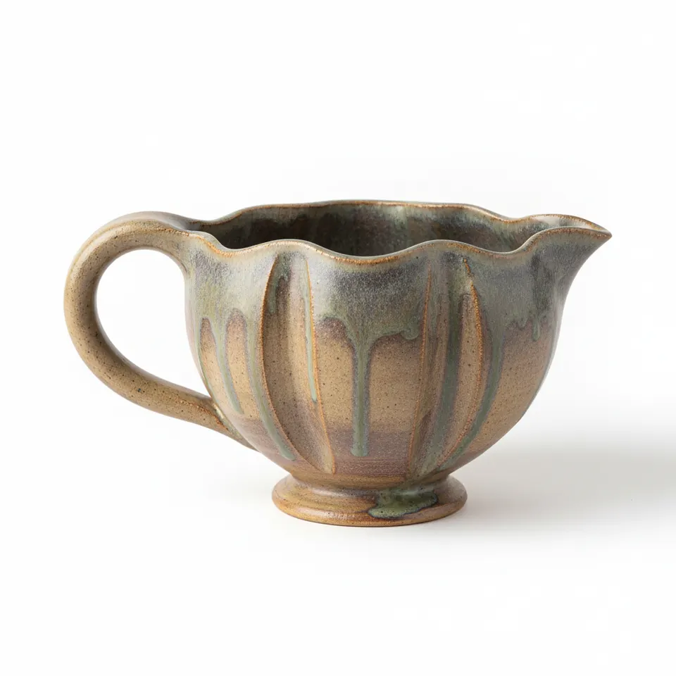 Luntian pouring bowl in a softly lit product photograph