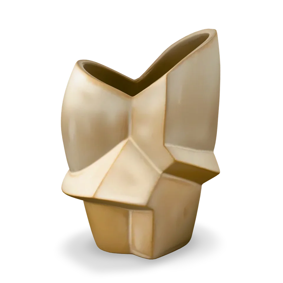 Alon sculptural vessel in a softly lit product photograph